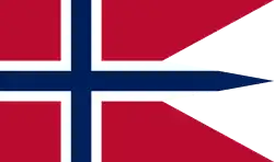 pavillon de la Marine norvégienne