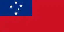 Drapeau des Samoa sous administration de l'ONU (1949-1962)
