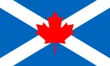 Description de l'image Flag of Scottish Canadians.png.