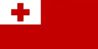 Le drapeau des Tonga.