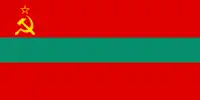 Drapeau de la République moldave de Transnistrie
