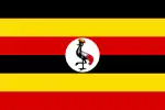 Drapeau de l’Ouganda.