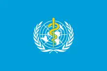 Drapeau de l'Organisation mondiale de la santé