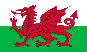 Drapeau de Pays de Galles