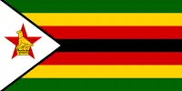 Drapeau du Zimbabwe depuis 1980.