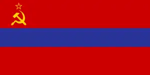Drapeau de la République socialiste soviétique d'Arménie