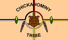 Description de l'image Flag of the Chickahominy Tribe.PNG.