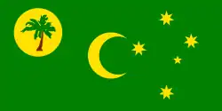 Drapeau des îles Cocos (Territoire extérieur de l'Australie)