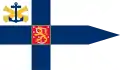 Drapeau du commandant de la marine de Finlande