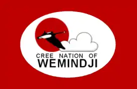 Drapeau de Wemindjiᐧᐄᒥᓂᒌ