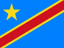 Drapeau de la République démocratique du Congo, rapport 3:4 (1,333)