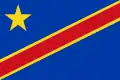 Drapeau de la république démocratique du Congo (1966-1971)