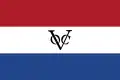 Le VOC flag de la compagnie néerlandaise des Indes orientales