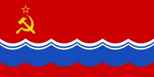 Drapeau de la RSS d'Estonie de 1953 à 1990