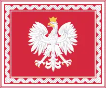 Drapeau du président de la république de Pologne