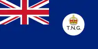 Drapeau du Territoire australien de Nouvelle-Guinée (1914-1949), et du territoire de Papouasie et Nouvelle-Guinée (1949-1965)