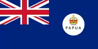 Drapeau du territoire de Papouasie (1884-1949)
