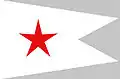 Drapeau de la compagnie de navigation Red Star Line (États-Unis).