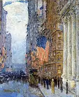 L'ancien Waldorf en 1916 peint par Childe Hassam.