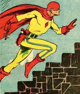 Le superhéros The Flame, créé par Will Eisner.