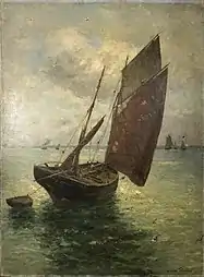 Bateaux de pêche de Dieppe (vers 1881), musée des Beaux-Arts de Rennes.