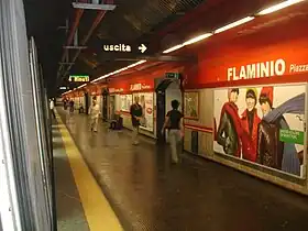 Image illustrative de l’article Flaminio - Piazza del Popolo (métro de Rome)