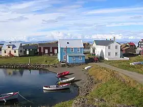 Maisons de pêcheurs sur Flatey en 2004