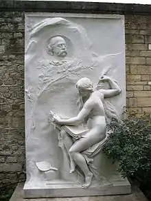 Monument à Gustave Flaubert (1890), Rouen, musée Flaubert et d'histoire de la médecine.