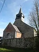 L'église Saint-Victor de Flaumont.