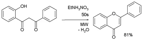 Synthèse de flavones à partir de 1,3-dicétones