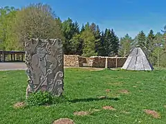 Hommage aux charbonniers d'antan.