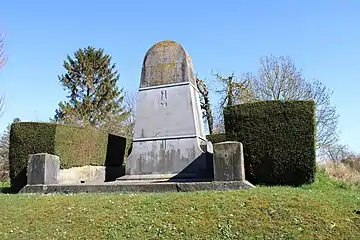 Monument hommage aux victimes des combats du 26 septembre 1916.