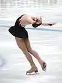 Pirouette lors du Grand-Prix junior d'Allemagne en 2004