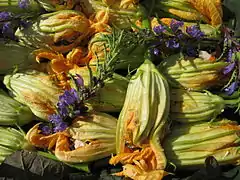 Fleurs de courgette.