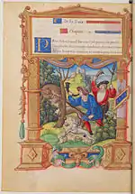 Scène de chasse, f.19v.