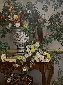 Fleurs, Frédéric Bazille, 1868, musée de Grenoble
