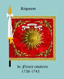 régiment de Fleury cavalerie, avers