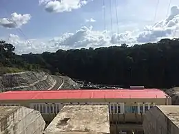 Le Ntem depuis le Barrage hydroélectrique de Memve'ele