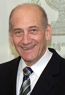 Ehud Olmert, né le 30 septembre 1945 (77 ans), Premier ministre de 2006 à 2009
