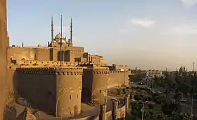 Citadelle de Saladin dominant la ville