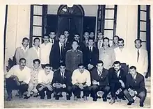 Le 21 novembre 1959, la délégation de l'équipe du FLN reçue en audience par le général Vo Nguyen Giap à Hanoi.