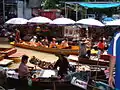 Marché flottant à Damnoen Saduak, Province de Ratchaburi, Thaïlande.