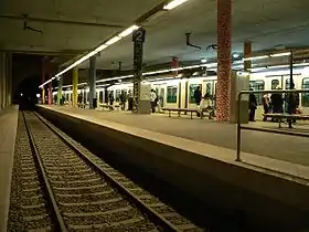 La station de métro Flon avant sa rénovation en 2008