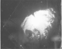 Image radar de l'ouragan Flora