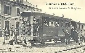 Voiture salon à Florac.