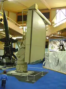 Antenne du radar FLORIDA au Flieger Flab Museum à Dübendorf