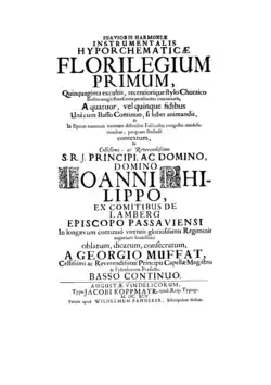 Image illustrative de l’article Florilegium primum