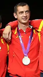 Florin Zalomir aux Jeux olympiques de 2012.