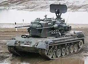 Flugabwehrkanonenpanzer Gepard allemand