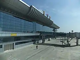 Terminal n°2 de l'aéroport international de Sunan, de style moderne, construit en 2015